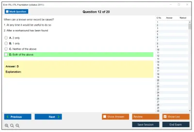 Exin ITIL ITIL Foundation (V4) Practice test exam simulator test engine exam Prep practice test questions answers Image 12