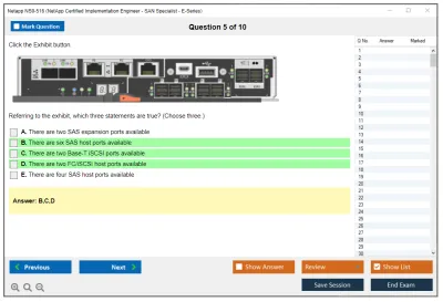 Netapp NS0-516 NetApp Certified Implementation Engineer - SAN Specialist - E-Series Practice test exam simulator test engine exam Prep practice test questions answers Image 5
