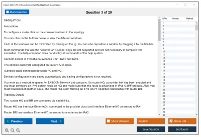 Cisco 200-125 CCNA Cisco Certified Network Associate Practice test exam simulator test engine exam Prep practice test questions answers Image 3