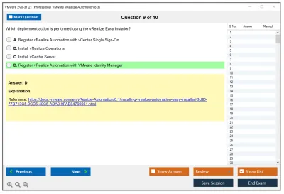 VMware 2V0-31.21 Professional VMware vRealize Automation 8.3 Practice test exam simulator test engine exam Prep practice test questions answers Image 9