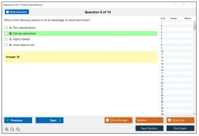Huawei H13-811 HCNA Cloud Service Practice test exam simulator test engine exam Prep practice test questions answers Image 9