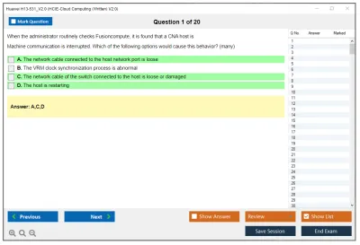 Huawei H13-531_V2.0 HCIE-Cloud Computing (Written) V2.0 Practice test exam simulator test engine exam Prep practice test questions answers Image 1