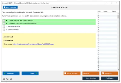 Microsoft MB2-716 Microsoft Dynamics 365 Customization and Configuration Practice test exam simulator test engine exam Prep practice test questions answers Image 3