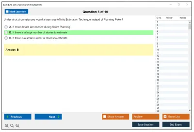 Exin EX0-008 Agile Scrum Foundation Practice test exam simulator test engine exam Prep practice test questions answers Image 5