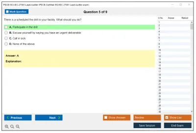 PECB ISO-IEC-27001-Lead-Auditor PECB Certified ISO/IEC 27001 Lead Auditor exam Practice test exam simulator test engine exam Prep practice test questions answers Image 5