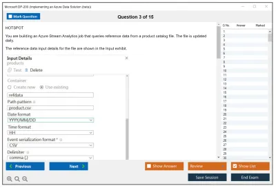 Microsoft DP-200 Implementing an Azure Data Solution  Practice test exam simulator test engine exam Prep practice test questions answers Image 3