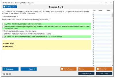 HP HPE0-S55 Delta - Designing HPE Server Solutions Practice test exam simulator test engine exam Prep practice test questions answers Image 1