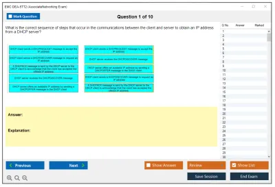 EMC DEA-5TT2 Associate - Networking Version 2.0?(DCA) Practice test exam simulator test engine exam Prep practice test questions answers Image 1
