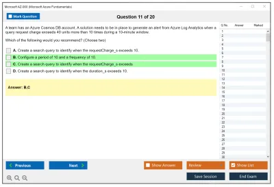 Microsoft AZ-900 Microsoft Azure Fundamentals Practice test exam simulator test engine exam Prep practice test questions answers Image 11