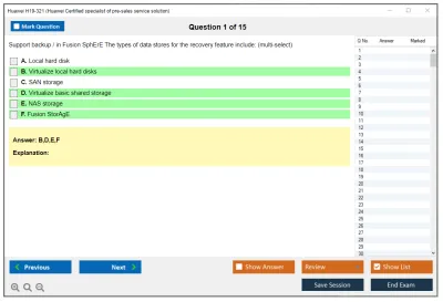 Huawei H19-321 Huawei Certified Pre-sales Specialist - Service Solution Practice test exam simulator test engine exam Prep practice test questions answers Image 1