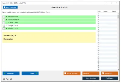 Huawei H19-369 HCS-Pre-sales IP-IT Practice test exam simulator test engine exam Prep practice test questions answers Image 6