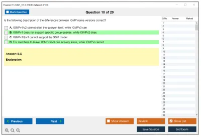 Huawei H12-891_V1.0 HCIE-Datacom V1.0 Practice test exam simulator test engine exam Prep practice test questions answers Image 10