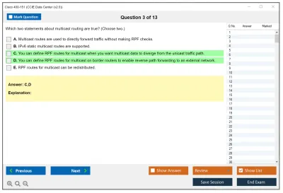 Cisco 400-151 CCIE Data Center (v2.0) Practice test exam simulator test engine exam Prep practice test questions answers Image 3