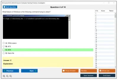 ECCouncil EC0-349 ECCouncil Computer Hacking Forensic Investigator Practice test exam simulator test engine exam Prep practice test questions answers Image 4