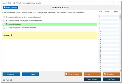 Huawei H12-311 HCNA-WLAN - Wireless Local Area Network Practice test exam simulator test engine exam Prep practice test questions answers Image 8