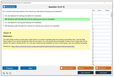 Microsoft AI-900 Microsoft Azure AI Fundamentals Practice test exam simulator test engine exam Prep practice test questions answers Image 15