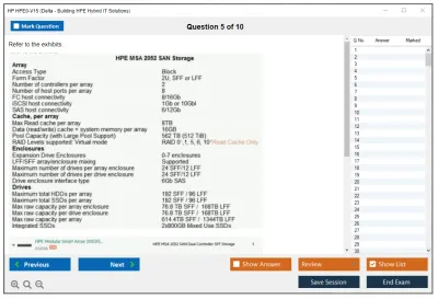 HP HPE0-V15 Delta - Building HPE Hybrid IT Solutions Practice test exam simulator test engine exam Prep practice test questions answers Image 5