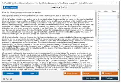 Test Prep GED-Test General Educational Development Test: Social Studies, Language Arts - Writing, Science, Language Arts - Reading, Mathematics Practice test exam simulator test engine exam Prep practice test questions answers Image 5