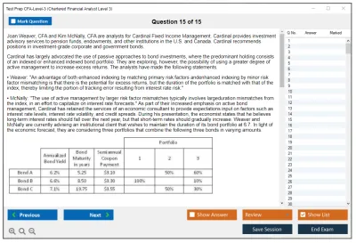 Test Prep CFA-Level-3 Chartered Financial Analyst Level 3 Practice test exam simulator test engine exam Prep practice test questions answers Image 15