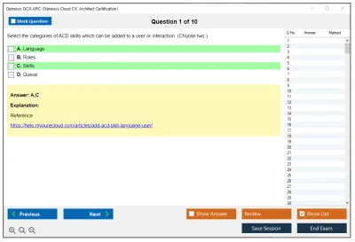 Genesys GCX-ARC Genesys Cloud CX: Architect Certification Practice test exam simulator test engine exam Prep practice test questions answers Image 1