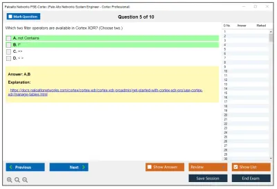 Palo Alto Networks PSE-Cortex Palo Alto Networks System Engineer - Cortex Professional Practice test exam simulator test engine exam Prep practice test questions answers Image 5