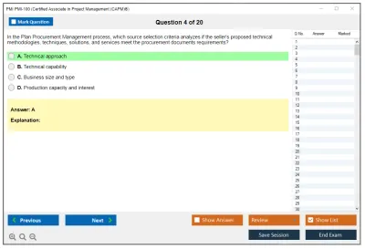 PMI PMI-100 Certified Associate in Project Management (CAPM)® Practice test exam simulator test engine exam Prep practice test questions answers Image 4