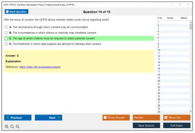 IAPP CIPP-E Certified Information Privacy Professional/Europe (CIPP/E) Practice test exam simulator test engine exam Prep practice test questions answers Image 14