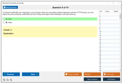 WatchGuard Essentials Fireware Essentials Exam Practice test exam simulator test engine exam Prep practice test questions answers Image 9