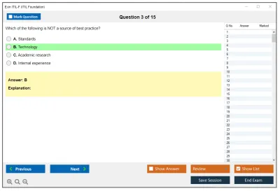 Exin ITIL-F ITIL® Foundation Practice test exam simulator test engine exam Prep practice test questions answers Image 3