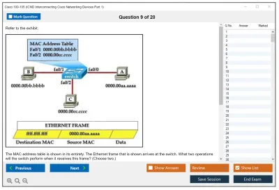 Cisco 100-105 ICND Interconnecting Cisco Networking Devices Part 1 Practice test exam simulator test engine exam Prep practice test questions answers Image 9