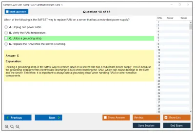CompTIA 220-1101 CompTIA A+ Certification Exam: Core 1 Practice test exam simulator test engine exam Prep practice test questions answers Image 10
