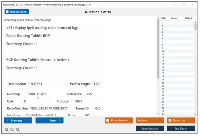 Huawei H12-831_V1-0 HCIP-Datacom-Advanced Routing & Switching Technology V1.0 Practice test exam simulator test engine exam Prep practice test questions answers Image 7