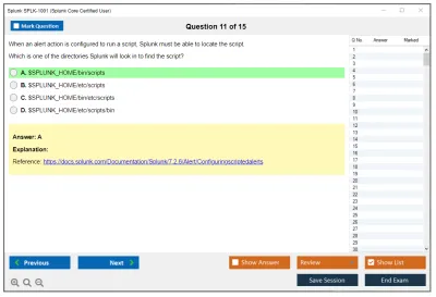 Splunk SPLK-1001 Splunk Core Certified User Practice test exam simulator test engine exam Prep practice test questions answers Image 11