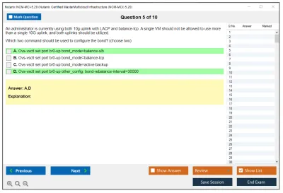 Nutanix NCM-MCI-5.20 Nutanix Certified Master - Multicloud Infrastructure (NCM-MCI) 5.20 Practice test exam simulator test engine exam Prep practice test questions answers Image 5