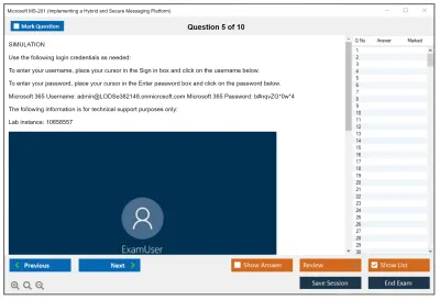Microsoft MS-201 Implementing a Hybrid and Secure Messaging Platform Practice test exam simulator test engine exam Prep practice test questions answers Image 5