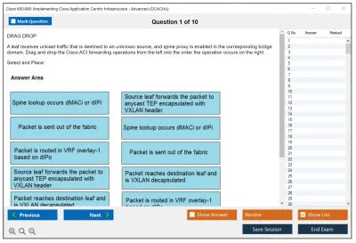 Cisco 600-660 Implementing Cisco Application Centric Infrastructure - Advanced (600-660 DCACIA) Practice test exam simulator test engine exam Prep practice test questions answers Image 1