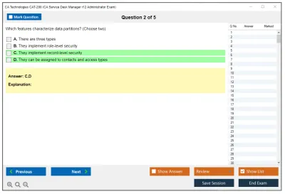 CA Technologies CAT-200 CA Service Desk Manager r12 Administrator Exam Practice test exam simulator test engine exam Prep practice test questions answers Image 2