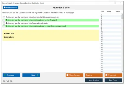 Copado Copado-Developer Copado Developer Certification Exam Practice test exam simulator test engine exam Prep practice test questions answers Image 5