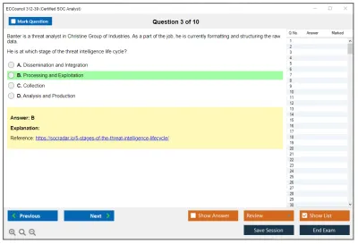 ECCouncil 312-39 Certified SOC Analyst (CSA) Practice test exam simulator test engine exam Prep practice test questions answers Image 3