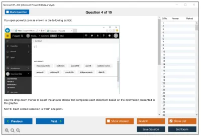 Microsoft PL-300 Microsoft Power BI Data Analyst Practice test exam simulator test engine exam Prep practice test questions answers Image 4