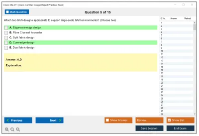 Cisco 352-011 Cisco Certified Design Expert Practical Exam Practice test exam simulator test engine exam Prep practice test questions answers Image 5