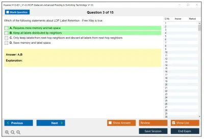 Huawei H12-831_V1-0 HCIP-Datacom-Advanced Routing & Switching Technology V1.0 Practice test exam simulator test engine exam Prep practice test questions answers Image 3