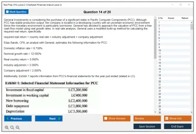 Test Prep CFA-Level-2 Chartered Financial Analyst Level 2 Practice test exam simulator test engine exam Prep practice test questions answers Image 14