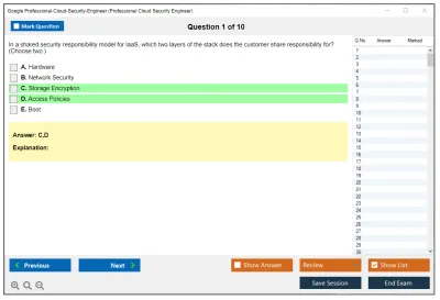 Google Professional-Cloud-Security-Engineer Google Cloud Certified - Professional Cloud Security Engineer Practice test exam simulator test engine exam Prep practice test questions answers Image 1
