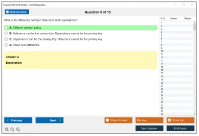 Huawei H35-920 HCDA - OWS Developer Practice test exam simulator test engine exam Prep practice test questions answers Image 9