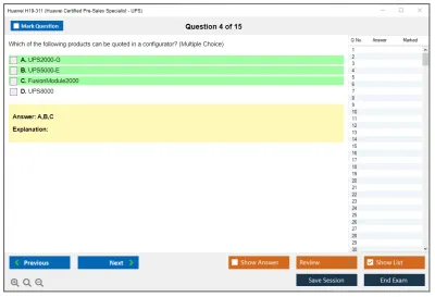 Huawei H19-311 Huawei Certified Pre-sales Associate- Data Center Facility Practice test exam simulator test engine exam Prep practice test questions answers Image 4