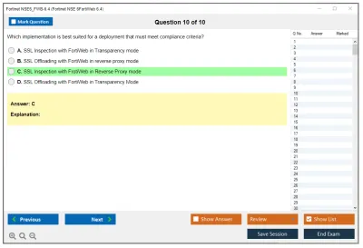 Fortinet NSE6_FWB-6.4 Fortinet NSE 6 - FortiWeb 6.4 Practice test exam simulator test engine exam Prep practice test questions answers Image 10
