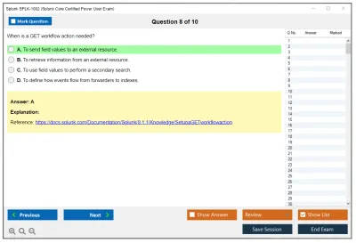 Splunk SPLK-1002 Splunk Core Certified Power User Exam Practice test exam simulator test engine exam Prep practice test questions answers Image 8