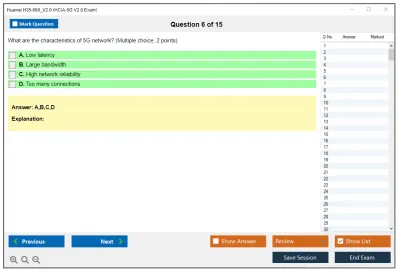 Huawei H35-660_V2.0 HCIA-5G V2.0 Exam Practice test exam simulator test engine exam Prep practice test questions answers Image 6