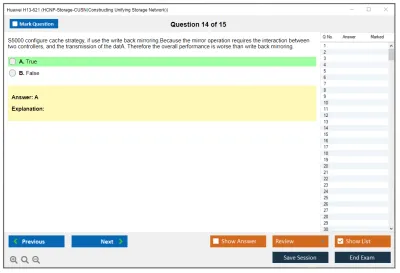 Huawei H13-621 HCNP-Storage-CUSN(Constructing Unifying Storage Network) Practice test exam simulator test engine exam Prep practice test questions answers Image 14